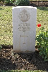 Ismailia War Memorial Cemetery - Hahave, M D